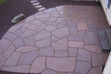 traffic patterns. The non-slip texture of this stone makes it a popular choice for pool decks and patios.