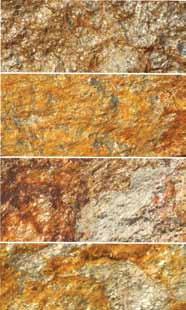 FLAGSTONE Fire River Quartzite Flagstone Fire River Quartzite is primarily gold with some darker gold, rust, and