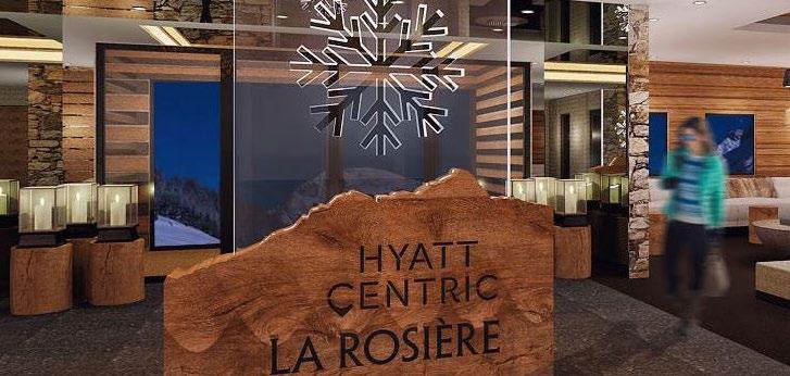 Groups and seminars Designed for meetings and events, Hyatt Centric La Rosière offers two conference rooms - the Ruitor Room (74m²) and the Miravidi Room (54m²) - which can accommodate from 50 to 90