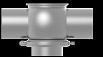 Options 178 Connection Fittings Overview Typical application and description I II The valve housings can be specified with a welded-on