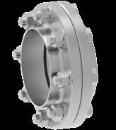 Options Connection Fittings Hygienic Flange Connection Acc. to DIN 11853-2 181 Typical application and description An O-ring is used for sealing the hygienic flange connection acc.