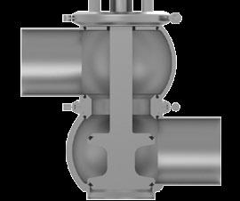 Overview Divert Valves Single-seat Valves 43 Housing combinations VARIVENT and ECOVENT single-seat divert valves are available with an extremely wide range of housing combinations.