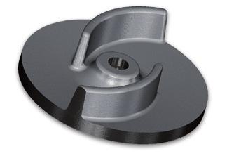 Threaded, flanged discharge for the maximum ease of installation Wide free allowing the expulsion of solids and preventing fouling of the impeller (DGO) Intake strainer in