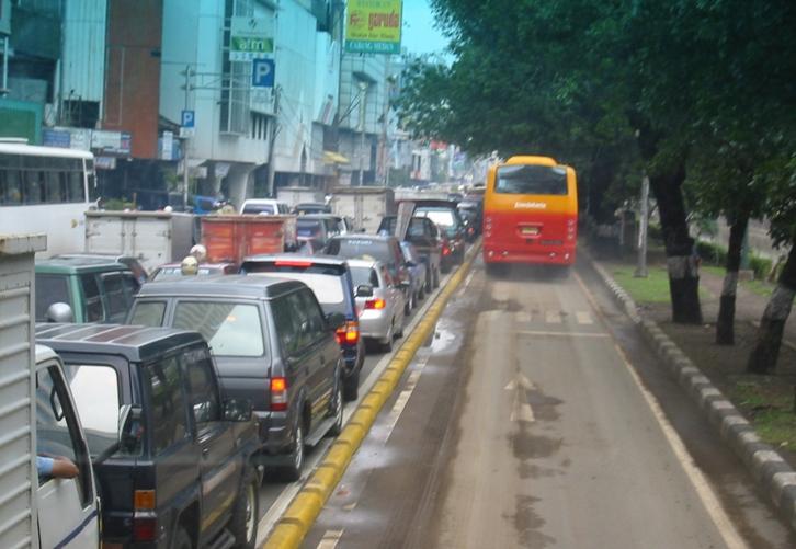 80% of Old buses remained in mixed traffic lanes