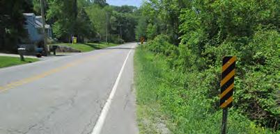 O W Weaknesses Limecrest Road has no sidewalks, off-road trails, or signage alerting motorists to the potential presence of pedestrians or bicyclists.