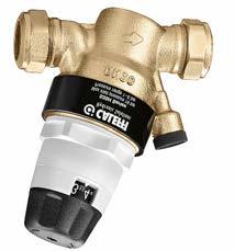 from the water mains. This inlet pressure, in general, is too high and variable for domestic systems to operate correctly. The 535..H series benefits from a pre-adjustment facility.