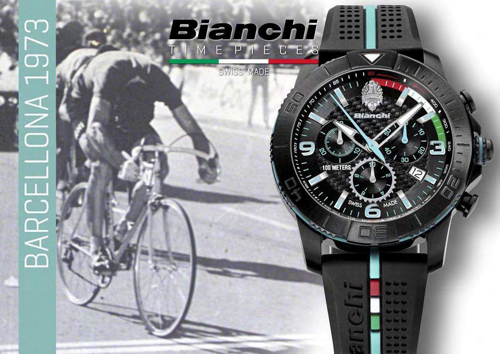 INSPIRATION Bianchi has diversified its cycling product range to include also watches.