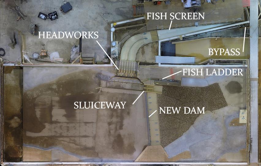 Mary Diversion Dam and Headworks.