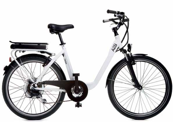 upright and comfortable ride. With a maximum speed of 25km/h (15.