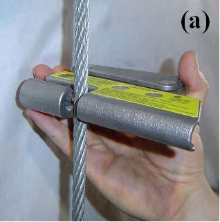 Climbers should tie off the Slider when they are detached from it and working elsewhere on the structure.