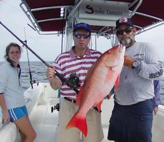GLD20 GLD20 II Graph-Lite Lever Drag Penn Pro Staff George Mitchell showing off a very nice Red Snapper caught by a charter.