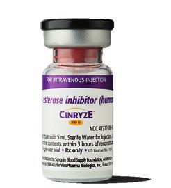 DOSING The recommended dose of CINRYZE (C1 esterase inhibitor [human]) for routine prophylaxis