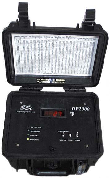 Model DP 2000 Portable Digital Dew Point Analyzer OPERATIONS MANUAL Super Systems Inc.