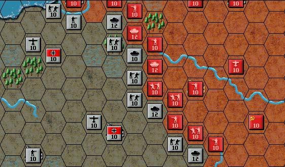 marsh hexes between Moscow and Leningrad should be defended. The idea is to establish defenses at all these key locations early and give them time to dig in.