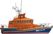 The fleet Lifeboat Launch type Length Maximum speed Range Crew