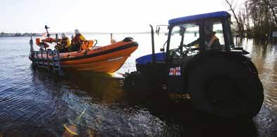 the coxswain is in charge of the all-weather lifeboat and is in