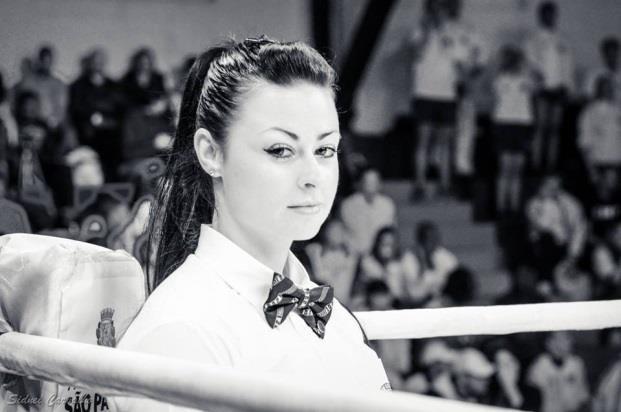 MICHAELA KOVACOVA SLOVAKIA the best female referee ring sports of WAKO World Championships in Rimini 2014 Michaela have started with kickboxing in 2005 in Steel Trans kickboxing club Kosice, where