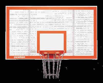 STEEL & ALUMINUM BACKBOARDS METAL BACKBOARDS 15 Aluminum Backboards This 54 x 39 backboard is made from cast aluminum with continuous reinforcing ribs on the backside.