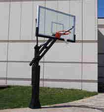 equipment during slam-dunk with a concealed shock absorber.