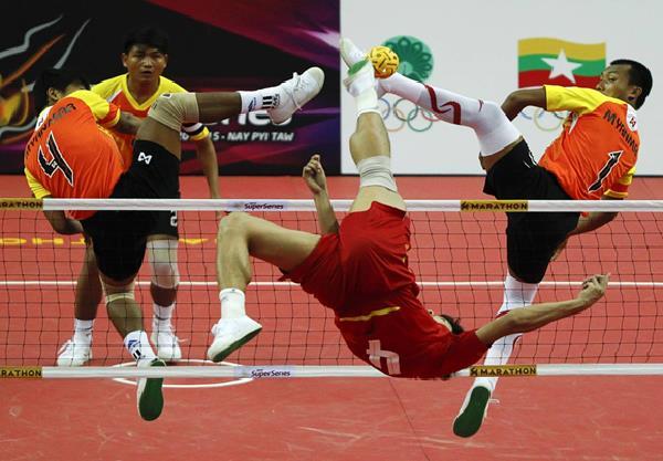 Sepak Takraw Some cases where a player is sent off and shown the red card are: If the player is guilty of serious foul play.