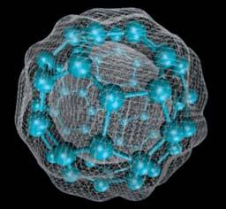 A C60 Fullerene Model and Sepak Takraw Balls Fig. 13 Electron density isosurface in C60 courtesy of Wikipedia. there are four bonds per three atoms, one of the bonds must be double.