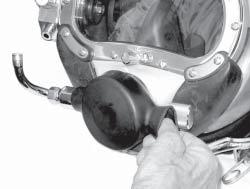2 Hot Water Shroud Installation Procedures The Hot Water Shroud (Part #525-100) in conjunction with hot water to the diver should be used whenever diving operations are conducted using HEO2 at water