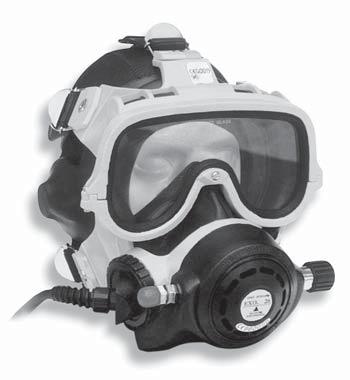 By enclosing the divers eyes, nose and mouth, the EXO permits nearly normal speech when used in conjunction with most wireless, and all hardwire underwater communication systems.