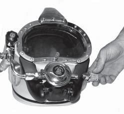 4) Inspect the interior of the demand regulator body (112) for damage, corrosion and cleanliness. Clean the interior of the regulator body if necessary per Section 5.3.2. CAUTION: Use only replacement diaphragms manufactured by Kirby Morgan.