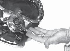 CHAPTER 6 - BREATHING SYSTEM MAINTENANCE & REPAIRS 2) Loosen the nut (119), then rotate the adjustment knob (120) counterclockwise until the adjustment knob and the adjustment shaft (116) are free,