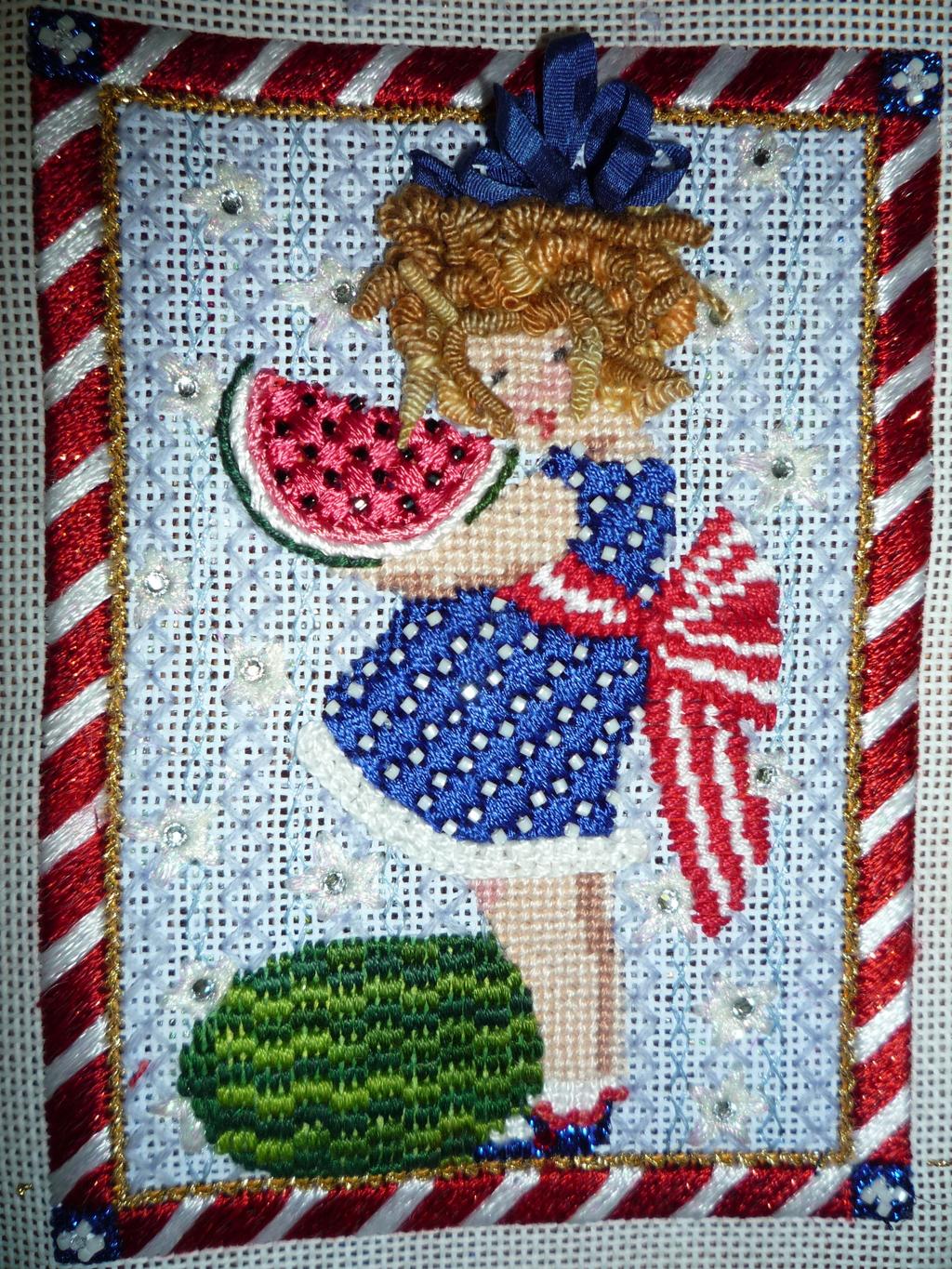 Past series have included Melissa Shirley s Victorian Christmas Children, then Halloween and Valentine children. Now Carolyn has stitched the 4th of July Victorian Children.