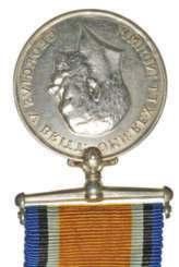 The Allied Victory Medal Awarded to officers and men who served between 5th August 1914 and 11th November 1918