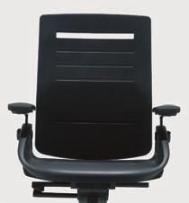 It offers a full range of personal comfort controls, and more adjustable arm caps for work-intensive environments, and