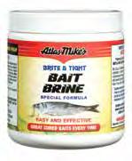 Excellent on herring, sardines, minnows, alewife, shrimp, prawns, chicken livers, etc effective for all kinds of baits.