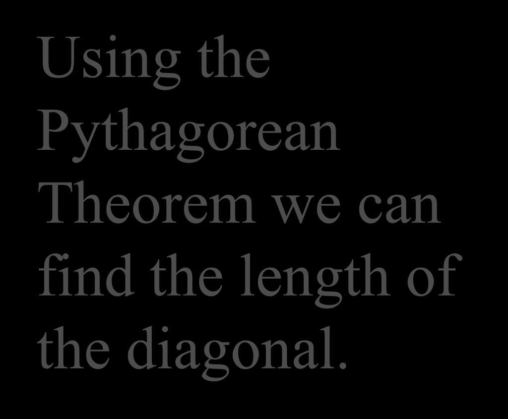 45-45 - 90 1 1 45 45 45 1 Using the Pythagorean