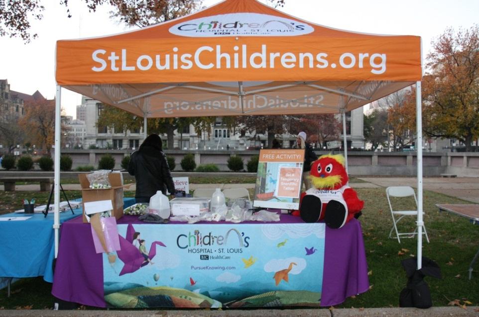 Race Day Benefits: Verbal recognition of company s sponsorship from the stage at the Spring 2013 and Fall 2013 races Placement of company provided banner at race start and finish line area (GOTR-STL