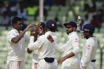 The Indian spinners did their best to force a result in their team s favour, dismissing the hosts for 256.