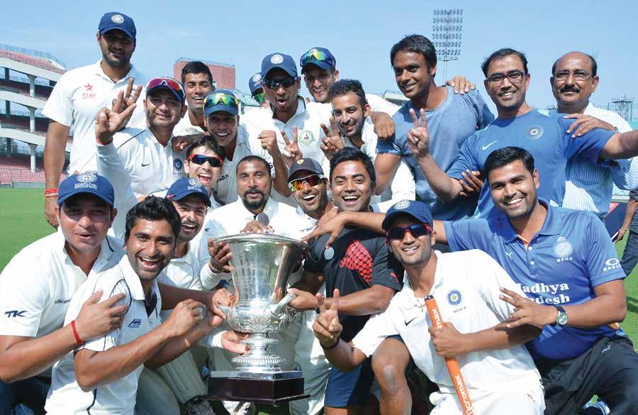 DULEEP TROPHY Central Zone (CZ) held their nerve on the last day to pull off a nine-run win and lift the Duleep Trophy at the Feroz Shah Kotla against South Zone (SZ).