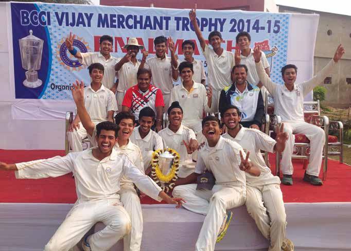 Young achievers and winners of Vijay Merchant Trophy - Punjab VIZZY TROPHY INTER ZONAL UNIVERSITY CHAMPIONSHIP All the matches were played at Mumbai Teams Date Venue Result