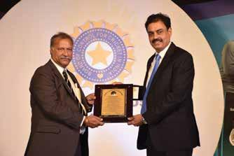 COL. C. K. NAYUDU LIFETIME ACHIEVEMENT AWARD Col. C. K. Nayudu Lifetime Achievement Award Dilip Vengsarkar who earned the sobriquet Colonel was awarded the BCCI s Col. C. K. Nayudu Lifetime Achievement Award for 2013-14.