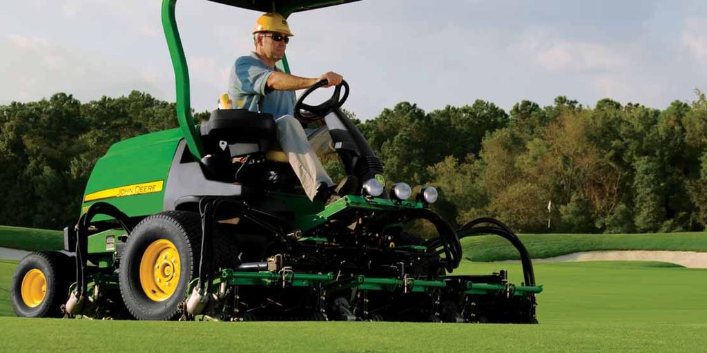fairway layout, the top-of-the-line 8700 PrecisonCut can
