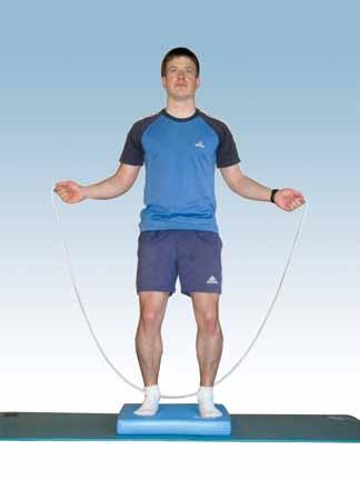 Basic Jump As in exercise 8 but with eyes closed. (Be careful as this is demanding) 10.
