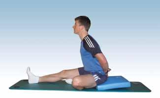 Illiopsoas and Quadriceps Take up a lunge position, whereby the knee is supported on an AIREX Balance-pad Elite.