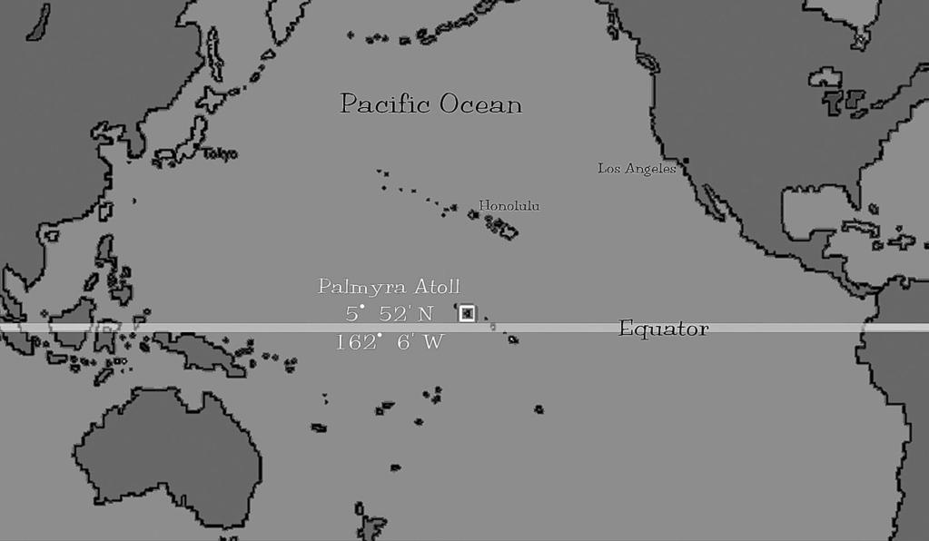 110 PACIFIC SCIENCE. January 2006 Figure 1. Palmyra Atoll, Line Islands. water eel, A. diffenbachii Gray, 1846 (Mc- Dowall et al. 1998:1).