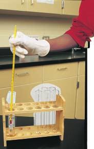 Obtain a test tube containing an unknown liquid from your teacher. Place the test tube in a rack. 2. Insert a thermometer into the liquid.