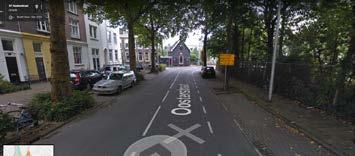 1. Oosterstraat in Utrecht, Netherlands has a short segment preceding an intersection with Zonstraat which appears to feature a half ABL.