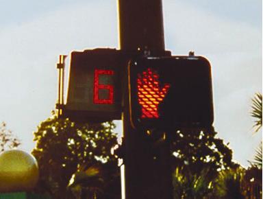 4.10 Countdown Timers Countdown timers are flashing timers placed on signalized intersections, and are usually installed with pedestrian indication (walk) lights, which provide the number of seconds