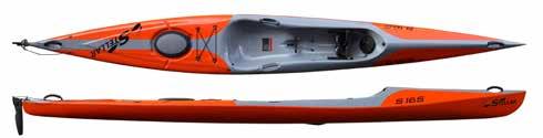 5m-2m The Stellar Racer (SR) is stable and fast for those paddlers looking to transition from a touring kayak or those who want more stability from a surf ski in rough conditions.