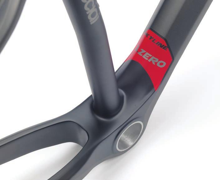 resistance coefficient. Rigid oversized top tube 1 1/8-1 1/2 for steep descents.