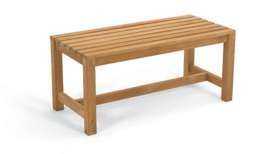 Legend Teak Series Benches The durable Legend Series of Teak Benches come unfinished and are meant to weather naturally, to a silver/gray patina, enhancing the beauty of the wood.