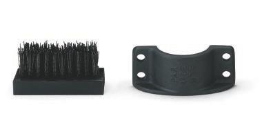Holds steady on hard surfaces with integral rubber pads; spikes available to secure to turf. Hunter Green and Medium Gray models available. Includes one set of message decals.